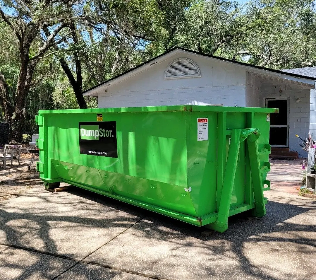 residential dumpster rental unit