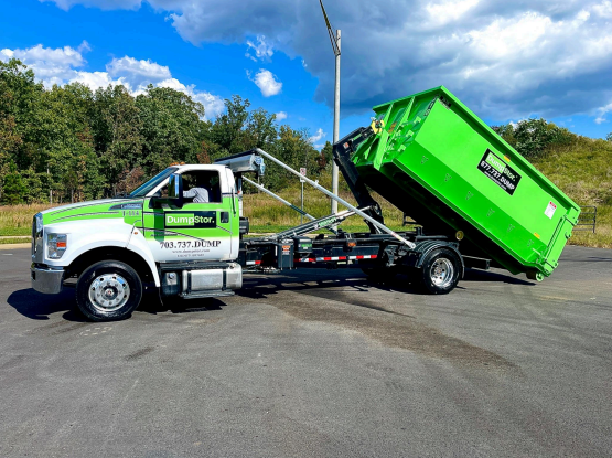 Loading dumpster