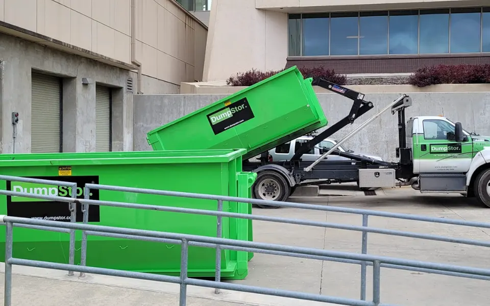 construction dumpster rental unit